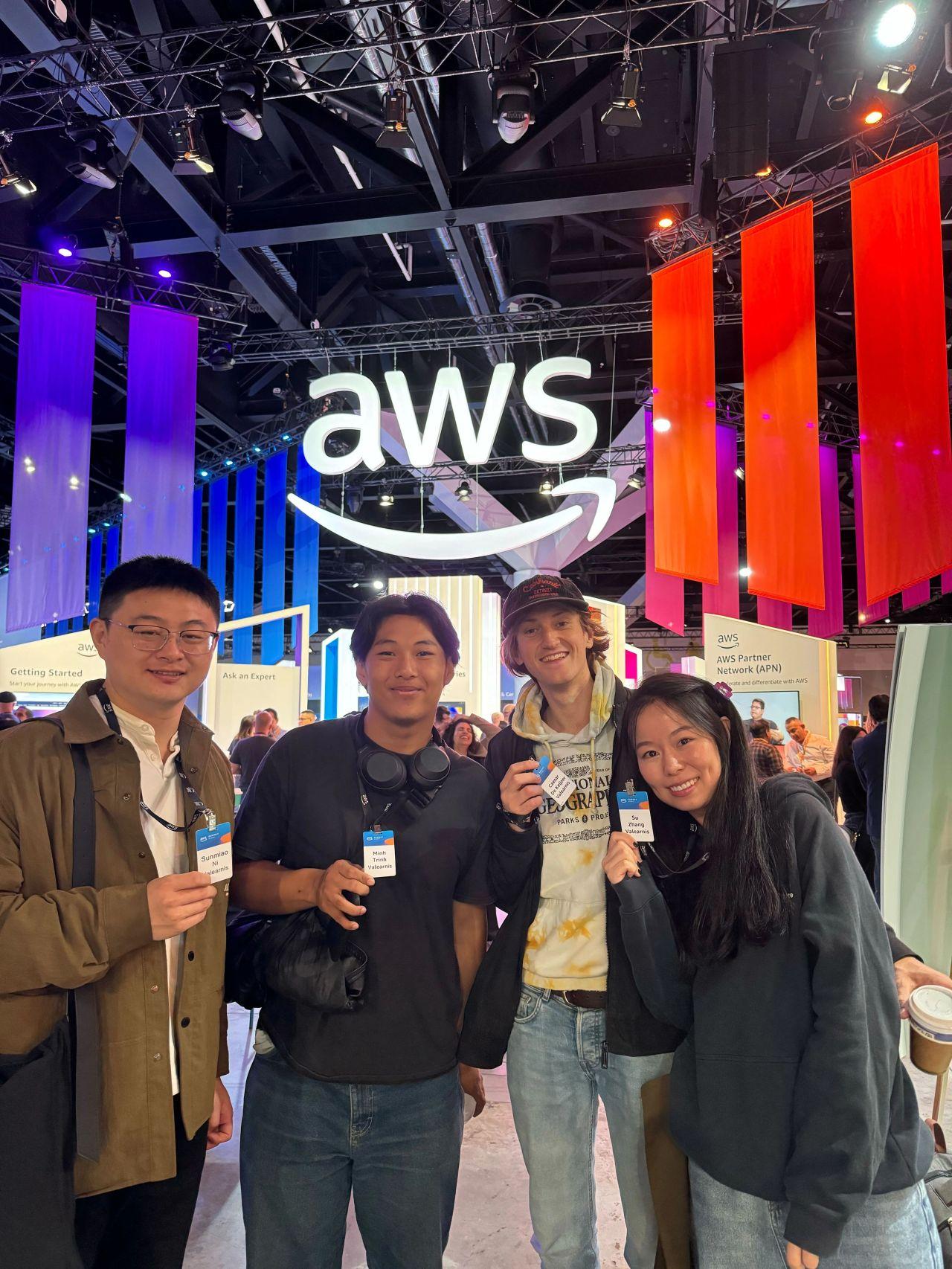 Valearnis development AWS meetup